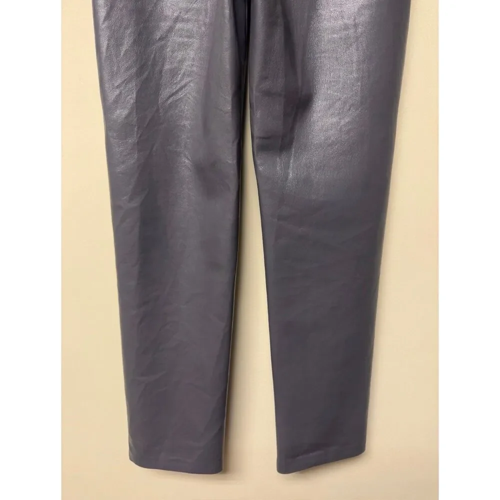 WILFRED The Melina High Rise Vegan Leather Straight Leg 